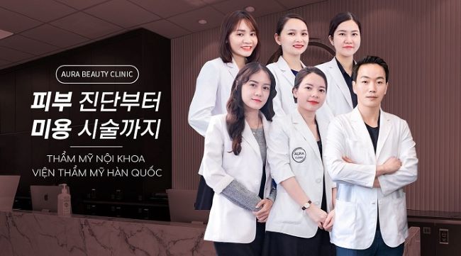 Đội ngũ nhân viên tại Aura Beauty Clinic đều đã qua đào tạo bài bản | Nguồn: Aura Beauty Clinic