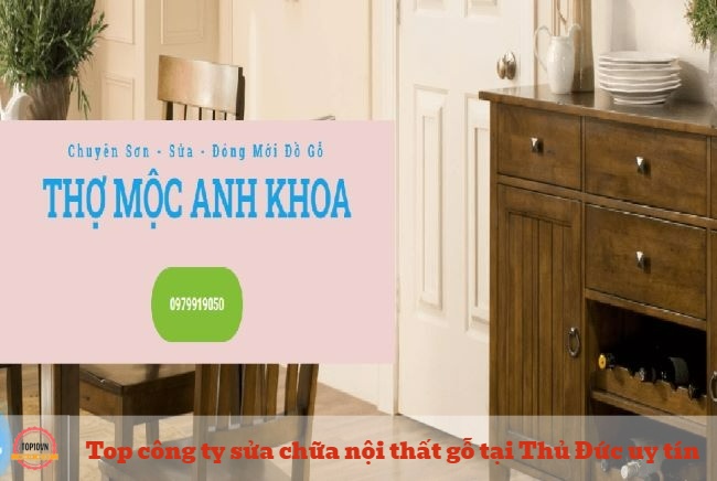 Sửa đồ gỗ Anh Khoa đã hoàn thành hàng trăm công trình cho khách hàng hài lòng | Nguồn: Sửa đồ gỗ Anh Khoa