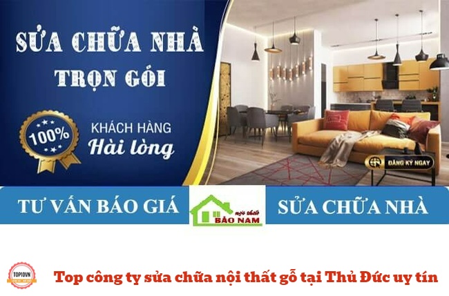 Với thâm niên sửa chữa đồ gỗ tại nhà, Nội Thất Bảo Nam là một lựa chọn không thể tuyệt vời hơn | Nguồn: Nội Thất Bảo Nam