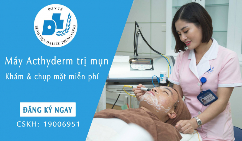 Địa chỉ trị mụn uy tín Hà Nội - Bệnh viện Da liễu Trung ương