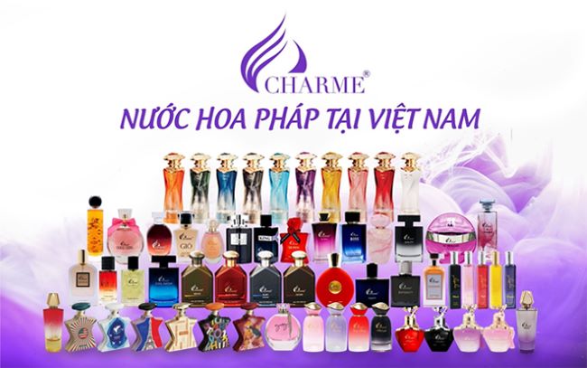 Thương hiệu nước hoa Pháp sản xuất tại Việt Nam Charme Perfume | Nguồn: Charme Perfume