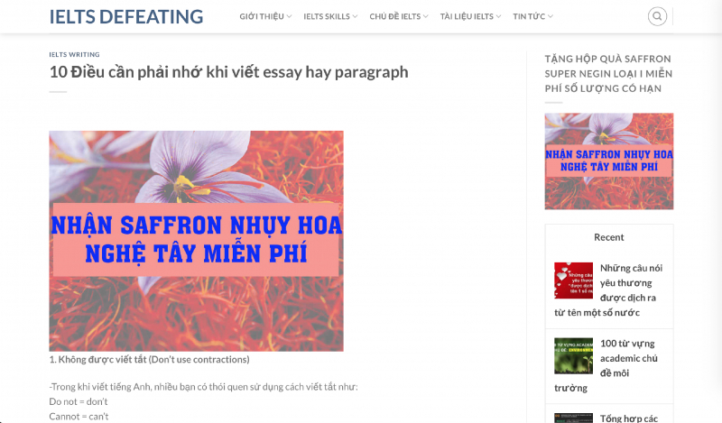 Viết Essay