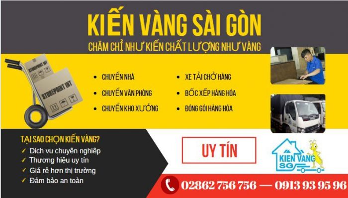 Chuyển văn phòng Tân Bình- nguồn: công ty Kiến Vàng Sài Gòn 