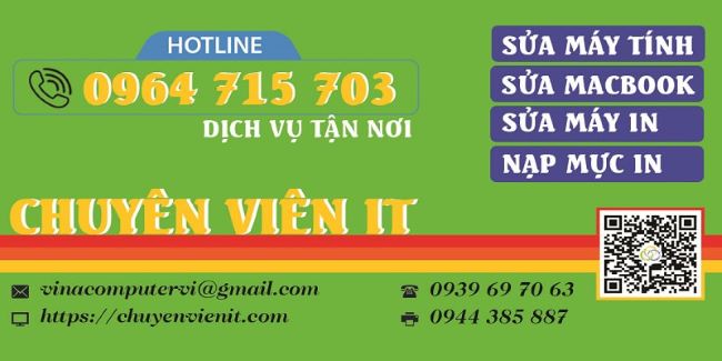 Chuyên Viên IT luôn tận tâm cung cấp, hỗ trợ, thay thế và chỉ bán các thiết bị tiêu chuẩn và chính hãng | Nguồn: Chuyên Viên IT 