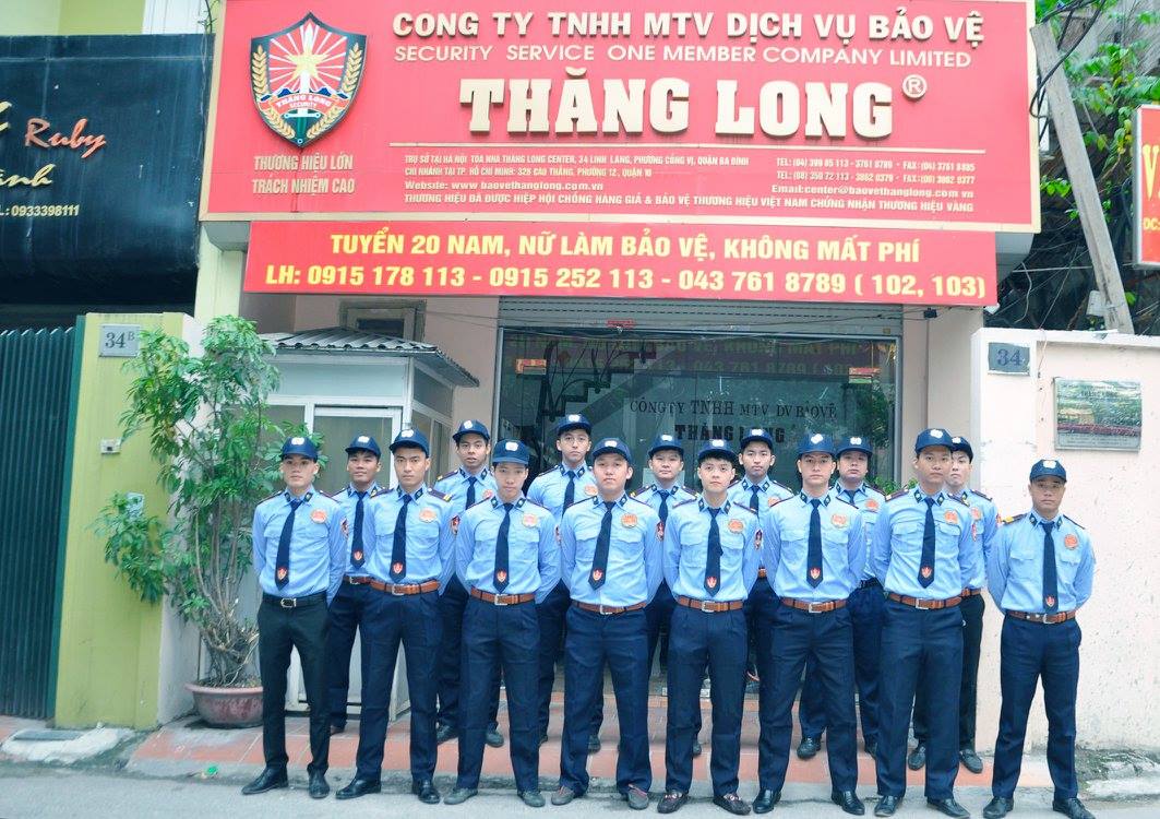 Công Ty Bảo vệ Thăng Long