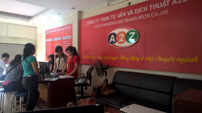 Công ty TNHH Tư Vấn và Dịch Thuật A2Z