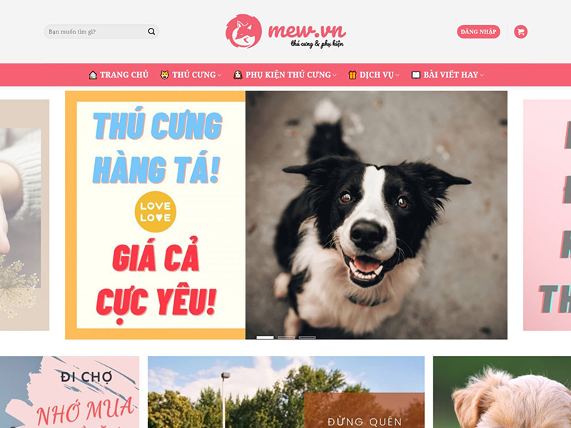 Cửa hàng thú cưng TPHCM - Mew Pet Shop | Nguồn: Mew Pet Shop