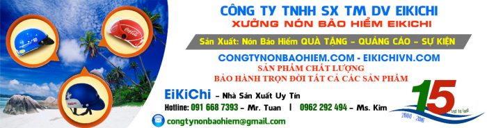 Công ty sản xuất nón bảo hiểm tại TPHCM - EIKICHI