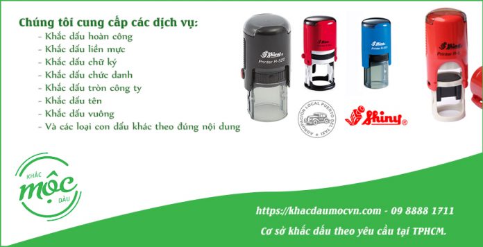 Top 10 Địa Chỉ Công Ty, Dịch Vụ Khắc Dấu TPHCM Uy Tín, Chất Lượng