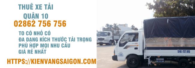 Khi thuê xe tải quận 10 của Kiến Vàng, giá cước thấp hơn thị trường từ 10% đến 15% so với các đơn vị khác | Nguồn: Kiến Vàng