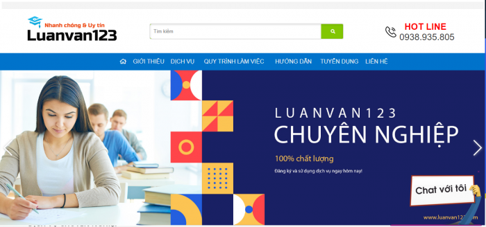 Website làm luân văn thuê - Luận văn 123