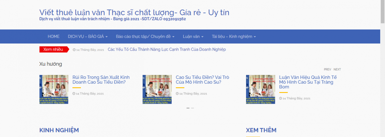 Website Luận văn Panda