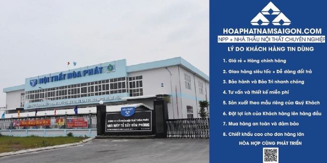 Hòa Phát đã khẳng định vị thế là nhà cung cấp nội thất được đông đảo doanh nghiệp lựa chọn nhờ uy tín và chất lượng sản phẩm cao | Nguồn: Nội thất Hòa Phát