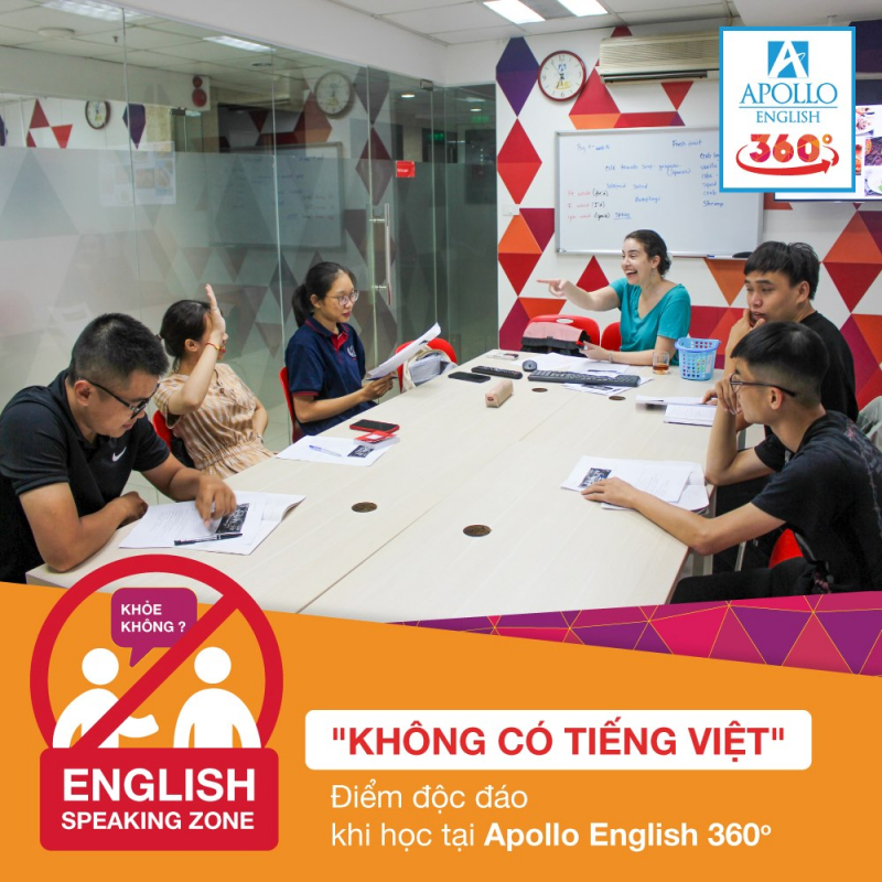 Học tiếng anh với người nước ngoài TPHCM - Apollo English 360 | Nguồn: Apollo English 360 