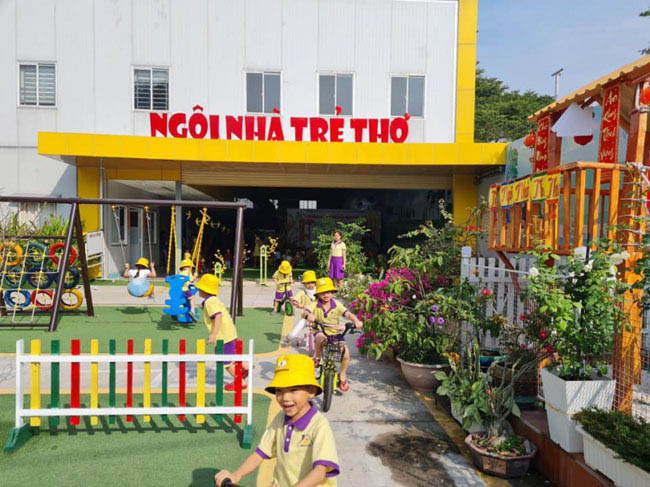 Tiêu chuẩn quốc tế hiện đại và phương pháp giáo dục mầm non Montessori được đưa vào chương trình giáo dục của Trường Mầm non Ngôi Nhà Trẻ Thơ | Nguồn: Trường Mầm non Ngôi Nhà Trẻ Thơ 