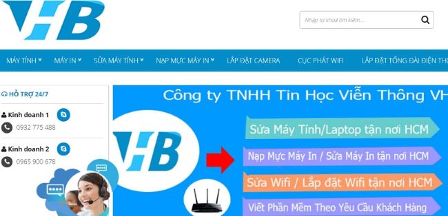 Đội ngũ chuyên gia của VHB khắc phục các vấ đề của máy tính một cách nhanh chóng và tỉ mỉ | Nguồn: VHB