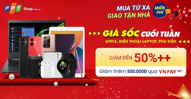 FPT Shop luôn có các chương trình khuyến mãi hấp dẫn | Nguồn: FPT Shop 