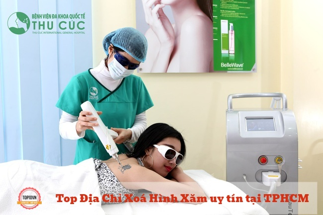 Thu Cúc cung cấp dịch vụ xóa hình xăm ở Sài Gòn bằng công nghệ Laser YAG và CO2 tương ứng | Nguồn: Thu Cúc Clinics