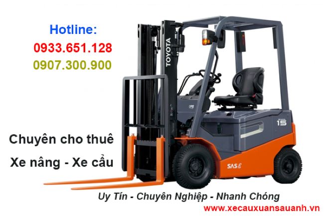 Cho thuê xe nâng Bình Dương công ty Xuân Sáu Anh cung cấp với mức giá hợp lý | Nguồn: Công ty Xuân Sáu Anh