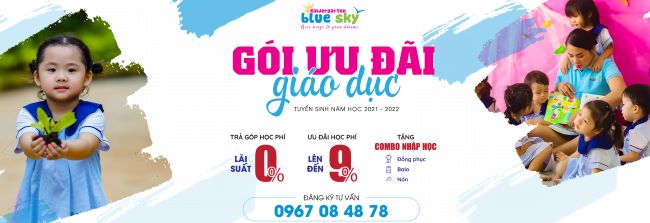 Blue Sky Hưng Phát là một trong những ngôi trường có cơ sở vật chất hiện đại, tiên tiến bật nhất trong ngành sư phạm mầm non | Nguồn: Blue Sky Hưng Phát 