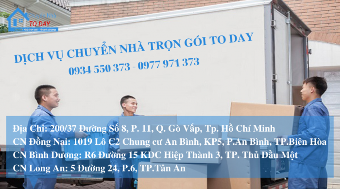 Dịch vụ chuyển nhà Thủ Dầu Một- nguồn: công ty chuyển nhà TODAY