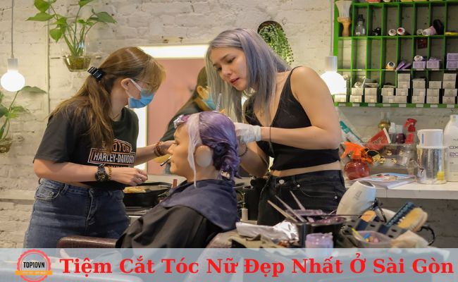 tiệm cắt tóc nữ đẹp